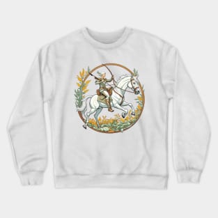 Fantasy Retro Wood Elf RPG Design Crewneck Sweatshirt